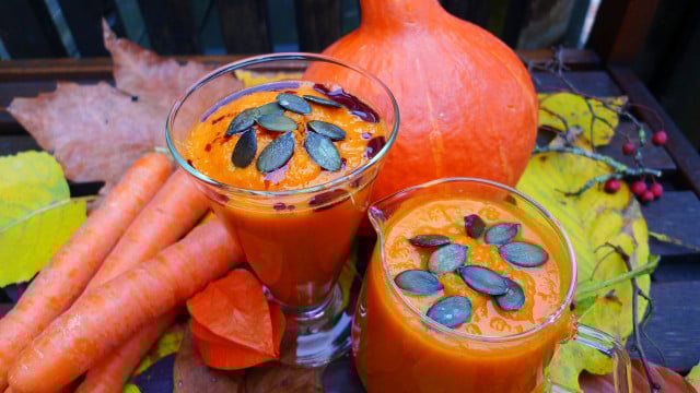Herbst Kürbis Smoothies Herbst Kürbis Smoothies