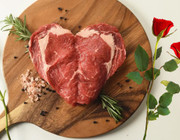 Sweetheart Steak, Steak, Herz, Valentinstag