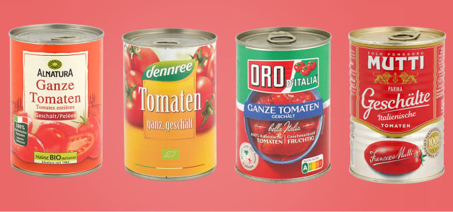 Geschälte Tomaten im Test: Hohe Mengen des Hormongifts BPA in Dosentomaten