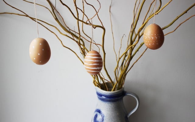 Ostereier dekorieren für Minimalisten Ostereier dekorieren für Minimalisten