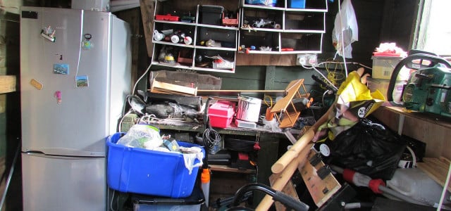 Garage als Abstellraum