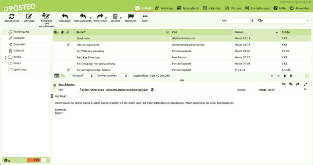Nachhaltige E-Mail-Adresse: sichere, werbefreie Anbieter mit Ökostrom