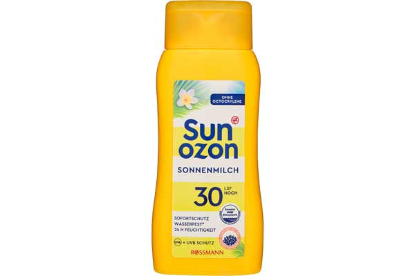 Rossmann sunozon Sonnenmilch LSF 30