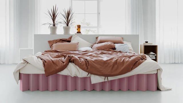 Das Bett aus Pappe für 110 Euro: Room in a Box Bett aus Pappe von Room in a Box