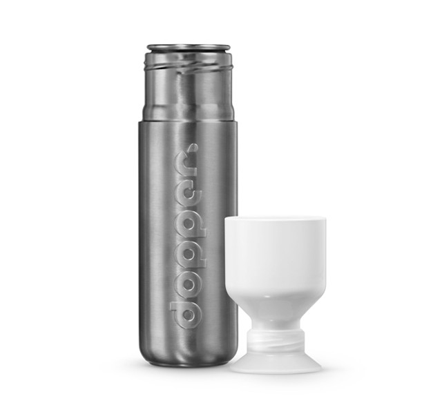 BPA-freie Edelstahl-Trinkflasche von Dopper –