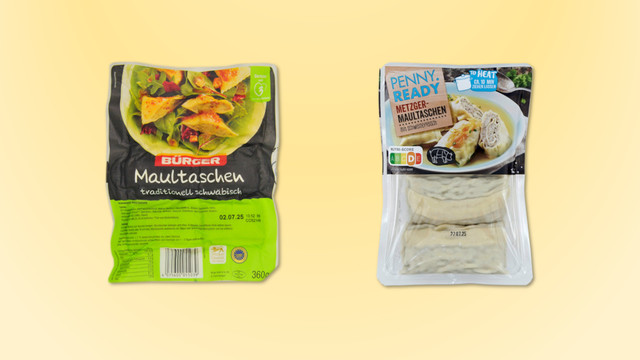 maultaschen-testverlierer-oekotest-251028 Bürger und Penny im Maultaschen-Test von Öko-Test