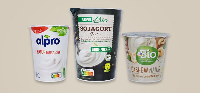 Vegane Joghurt-Alterntiven