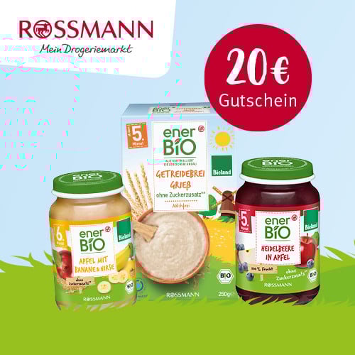 ROSSMANN enerBiO Babynahrung gewinnen