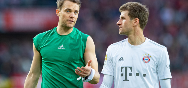 Manuel Neuer und Fußball-Kollege Thomas Müller