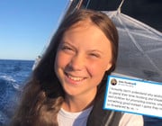 Greta Thunberg, Twitter, Hater