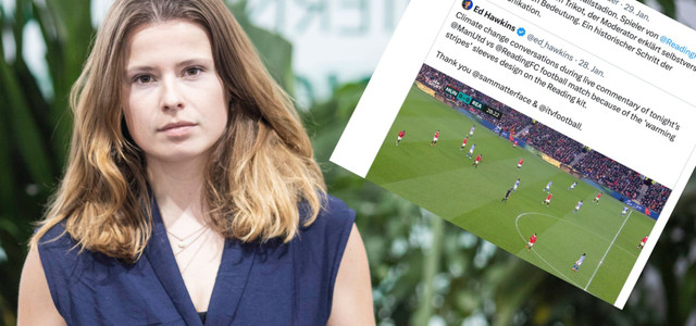Luisa Neubauer lobt den englischen Fußballverein FC Reading