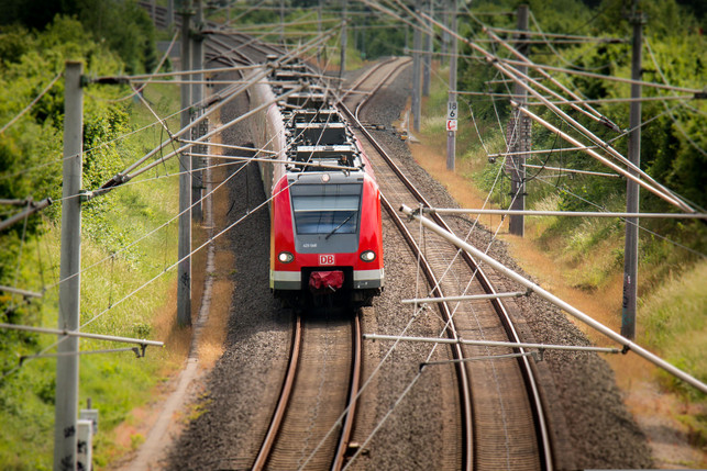 Stuhlyoga can be practiced on the train during a long journey.