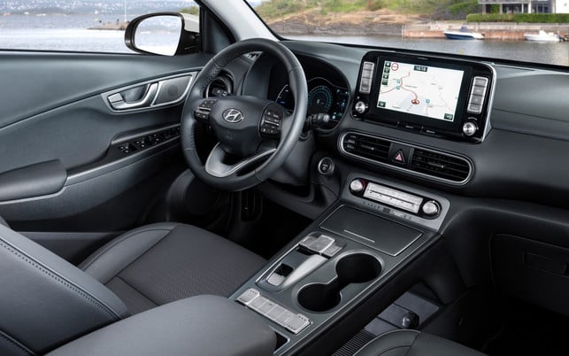 Hyundai Kona Elektro Blick ins Innere des Hyundai Kona Elektro