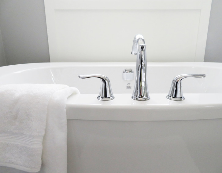 A hot bath can relieve muscle tension.
