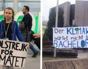 Schüler Protest Demonstration Klimaschutz Greta Thunberg