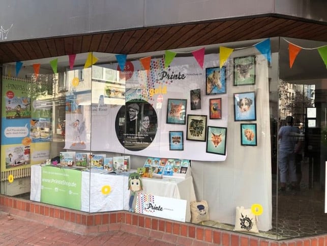 citygold-citymanagement-aachen-Wirichsbongardstr-251103 Citygold: Aktion des Citymanagements Aachen