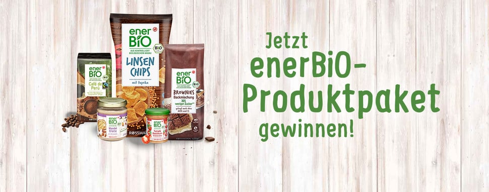 ROSSMANN Gewinnspiel enerBiO Bio Produkte gewinnen