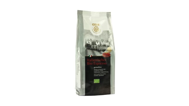 Nachhaltige Geschenke unter 10 Euro Bio-Espresso aus fairer Produktion von GEPA