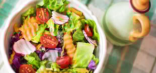 Salat vor oder nach dem Essen