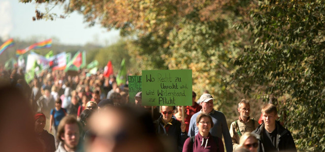 Hambacher Forst Protest Waldspaziergang