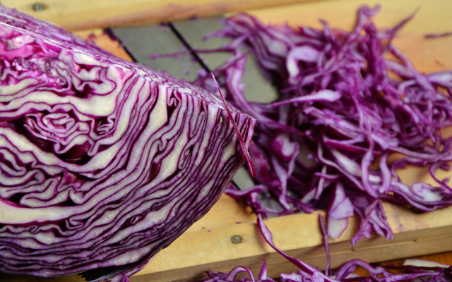 Salad tips Red cabbage