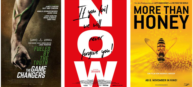 The Game Changers (2019), Now (2021), More than Honey (2012) The Game Changers (2019), Now (2021), More than Honey (2012)
