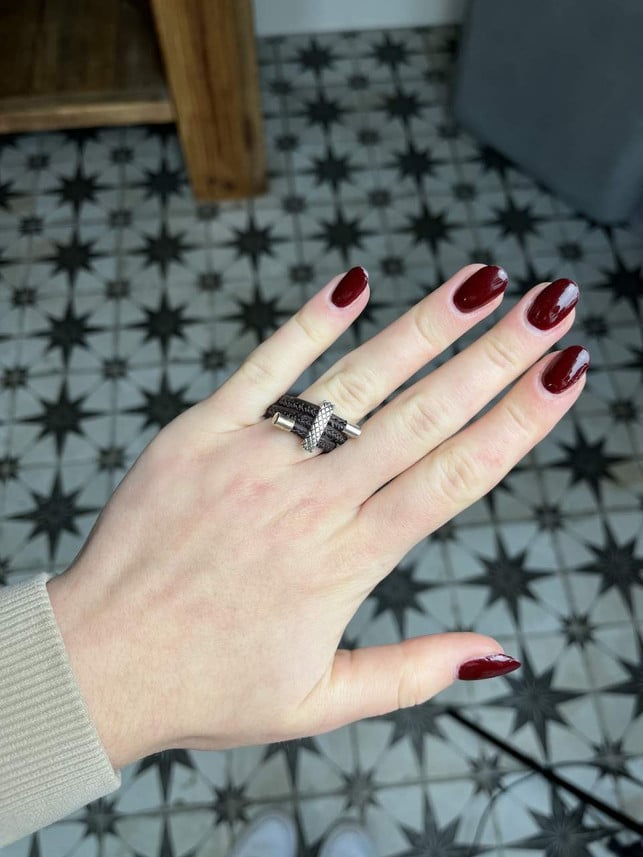 Kork-Deko-Ring Schmuck aus Kork: Ring von Kork-Deko