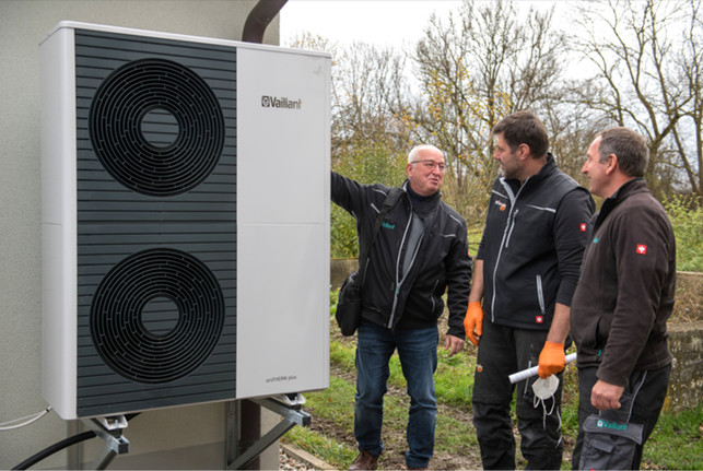 waermepumpe-wimmer-vaillant4 Vaillant Wärmepumpen Umstellung Gebäudeumbau Altbau