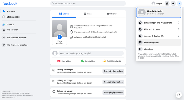 facebook-menue-facebookcom-screenshot-230126_download Facebook Menü