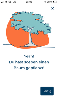 mit-der-earnest-app-kannst-du-zum-beispiel-baumpfl-bildschirmfoto-earnest-220327_download Mit der Earnest-App kannst du zum Beispiel Baumpflanzaktionen unterstützen.