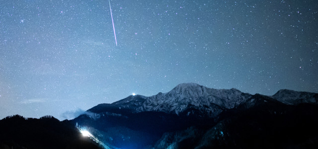 Erde durchquert kosmische Staubwolke: "Alle ein bis zwei Minuten eine Sternschnuppe"