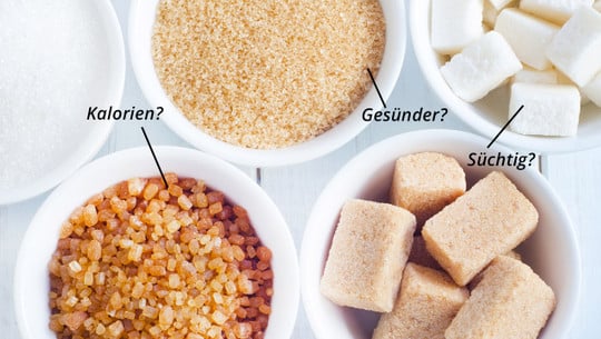 Zucker. Kalorien? Gesund? Brauner Zucker? Zucker. Kalorien? Gesund? Brauner Zucker?