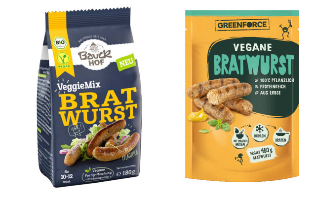 vegane-bratwuerste-veggie-mix-bauckhof-vegane-bratwurst-greenforce-220607-1280x800 Vegane Bratwurst gibt es auch in Pulverform zum Selberformen.