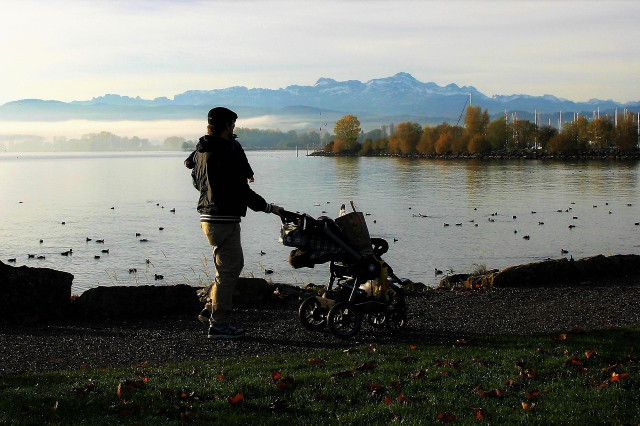 A walk in the fresh air can give your baby relief.