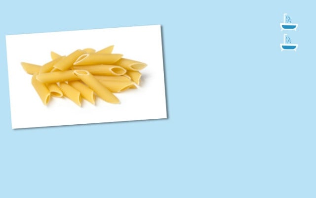 Wasserfußabdruck Nudeln Spaghetti Wasserfußabdruck Nudeln Spaghetti