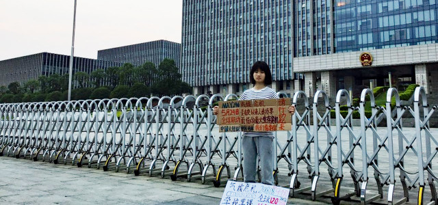China Klimaprotest