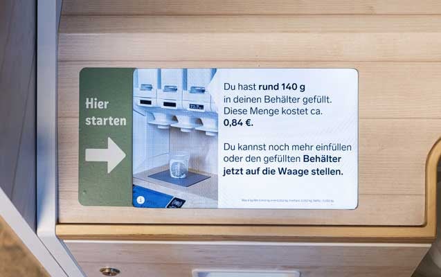 REWE Produkttest unverpackt stationen gutschein gewinnen