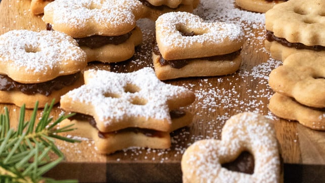 Linzer-Pflaumen-Plätzchen Linzer-Pflaumen-Plätzchen