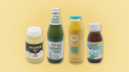 Ingwershots bei Öko-Test Ingwershots bei Öko-Test