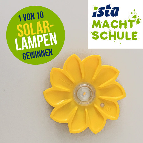 ista Gewinnspiel - gewinne mit ista macht schule eine von 10 Solarlampen