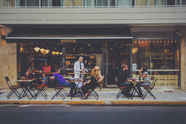 Reward yourself with a restaurant visit.