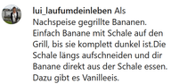 vegetarische-grillideen-1-s-instagram-200819 obst grillen, banane, vegetarisch, vegan