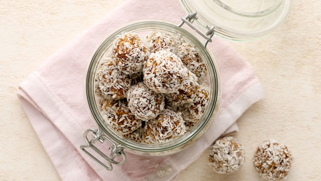 Aprikosen-Kokos-Balls Aprikosen-Kokos-Balls