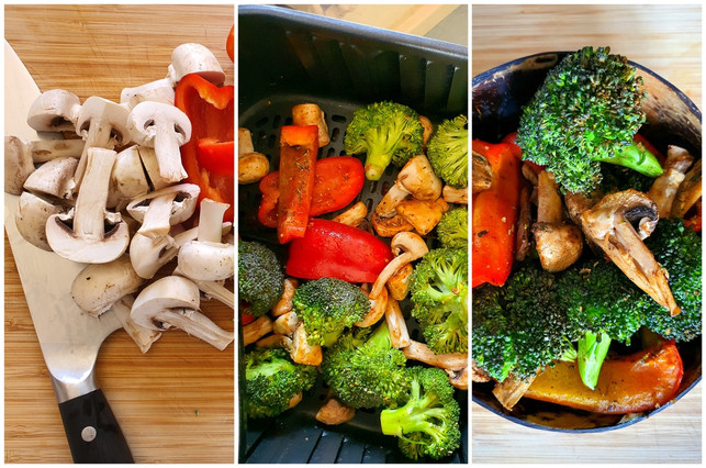 gemuese-aus-der-heissluftfritteuse-das-ergebnis-ist-sarah-gairing-utopia-220414_download Das Ergebnis bei Gemüse aus der Heißluftfritteuse ist ähnlich wie bei Ofengemüse.