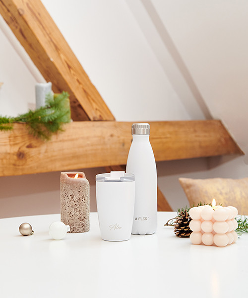 FLSK Isolierflasche und Becher gewinnen