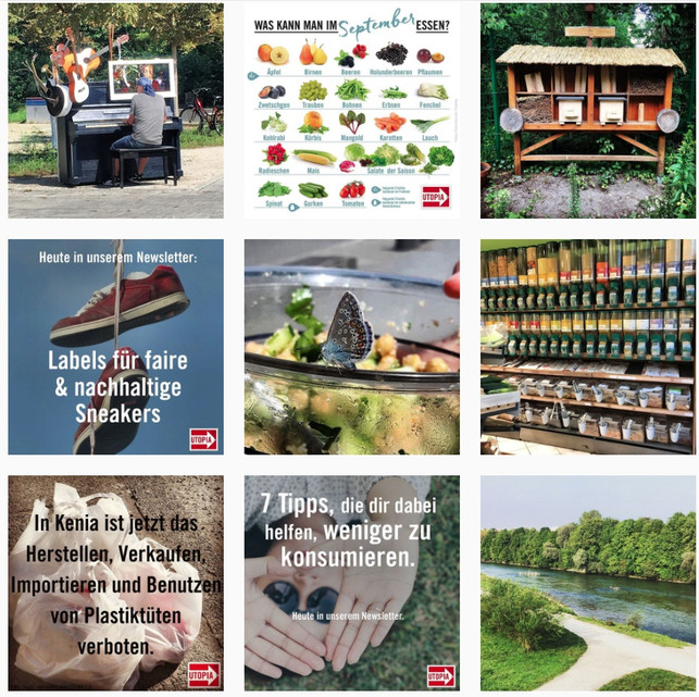 Instagram Bilder Gute Motive wirken auch in einer kleineren Darstellung