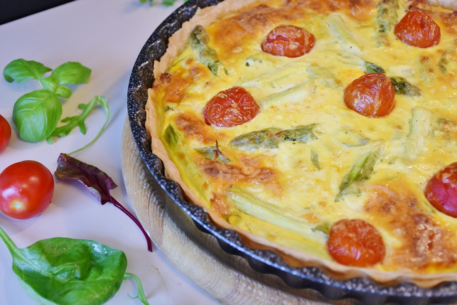 spargelquiche-cc0-pixabay-ritae-180503_download Dieses Spargelquiche-Rezept kannst du nach Belieben abwandeln.