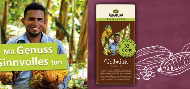 bio schokolade, Bio-Schokolade gewinnen, Alnatura Paket