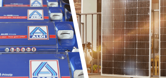 Aldi Balkonkraftwerk: Was können die Solarzellen vom Discounter?