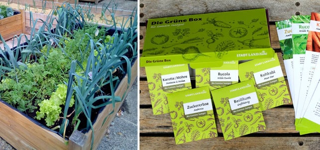 Die Grüne Box: Bio-Saatgut per Post Grüne Box: Bio-Saatgut für Naturgarten und Biogarten